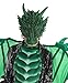 Corespe Kids Dragon Costume Set with Tail and Mask Boys Halloween Dragon Cosplay Dress Up Outfits (Green, Small(5-7 Years))