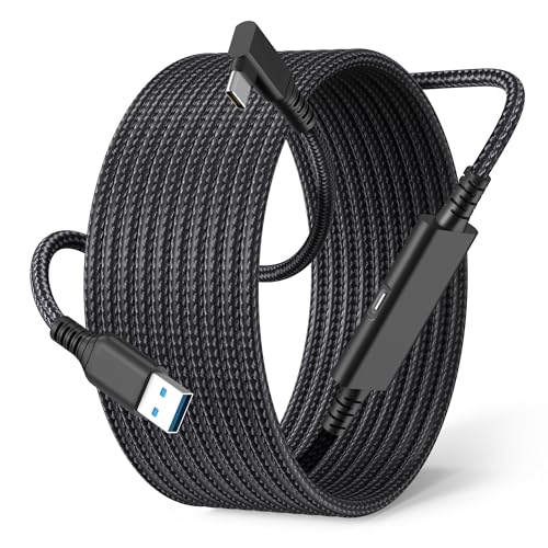 Hagibis ??????? 16???? Meta Quest 3S/3/2/Pro & Pico 4?? 5Gbps ???????&????? PC VR/Steam VR?? USB3.0 Type C to C (???????????3S/3