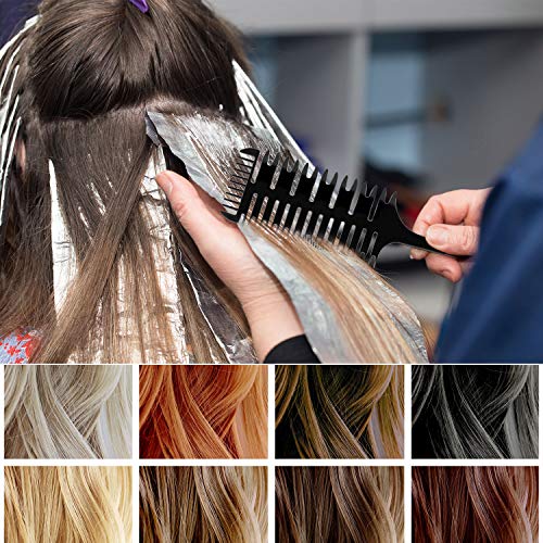 Peine de seccionamiento 3 vías para cabello 3 piezas miniatura 6
