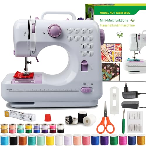 BRICH Tragbare Elektrische Mini Nähmaschine für Kinder...
