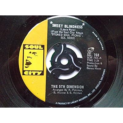 5th Dimension Paper Cup 7" Soul City SC768 EX 1970s Canadian pressing