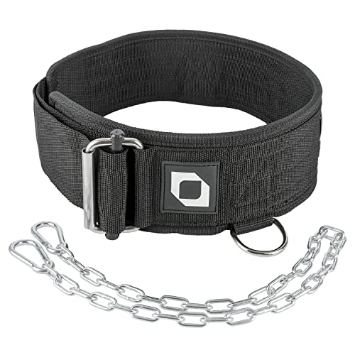 Optimance Cinturón de levantamiento de pesas multiusos y cinturón de inmersión con peso, ejercicio funcional, entrenamiento de fuerza, levantamiento de potencia, peso muerto, sentadillas,