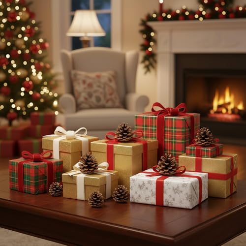 KRYMXAR 100 Tannenzapfen Dekoration, Tannenzapfen Zum Basteln, Natürliche Kiefernzapfen Für Weihnachtsbaum, Tischdeko Und Handwerk, 100 Stück