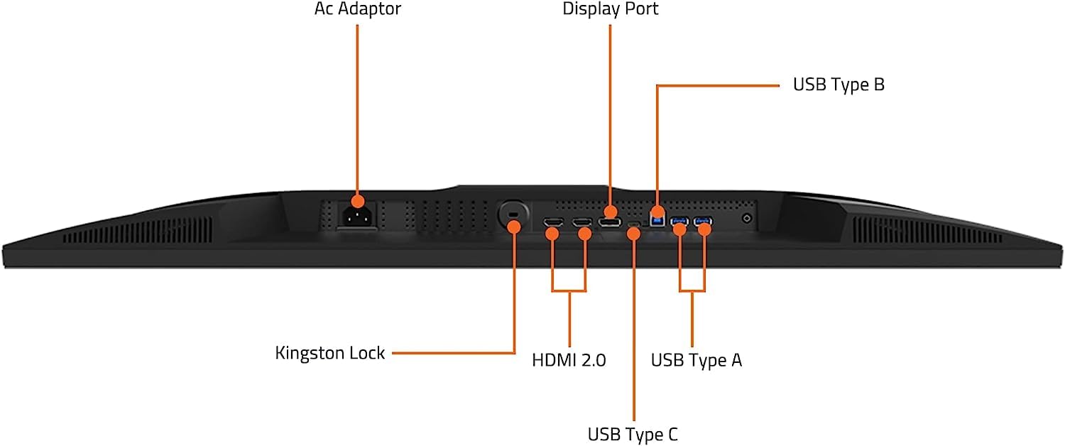 Gigabyte M34WQ 34" Monitor da Gioco WQHD - 3440 x 1440, 144Hz, 1ms, 400 cd/m², FreeSync Premium, DisplayHDR400, HDMI 2.0, Displayport 1.4