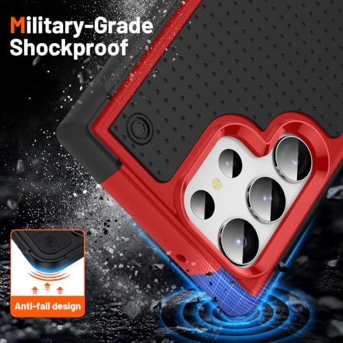 Coque Galaxy S23 Ultra double couche évite les bris d'écran et les rayures de clés