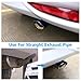 Ywdiml Stainless Steel Car Exhaust Tip, 2.5