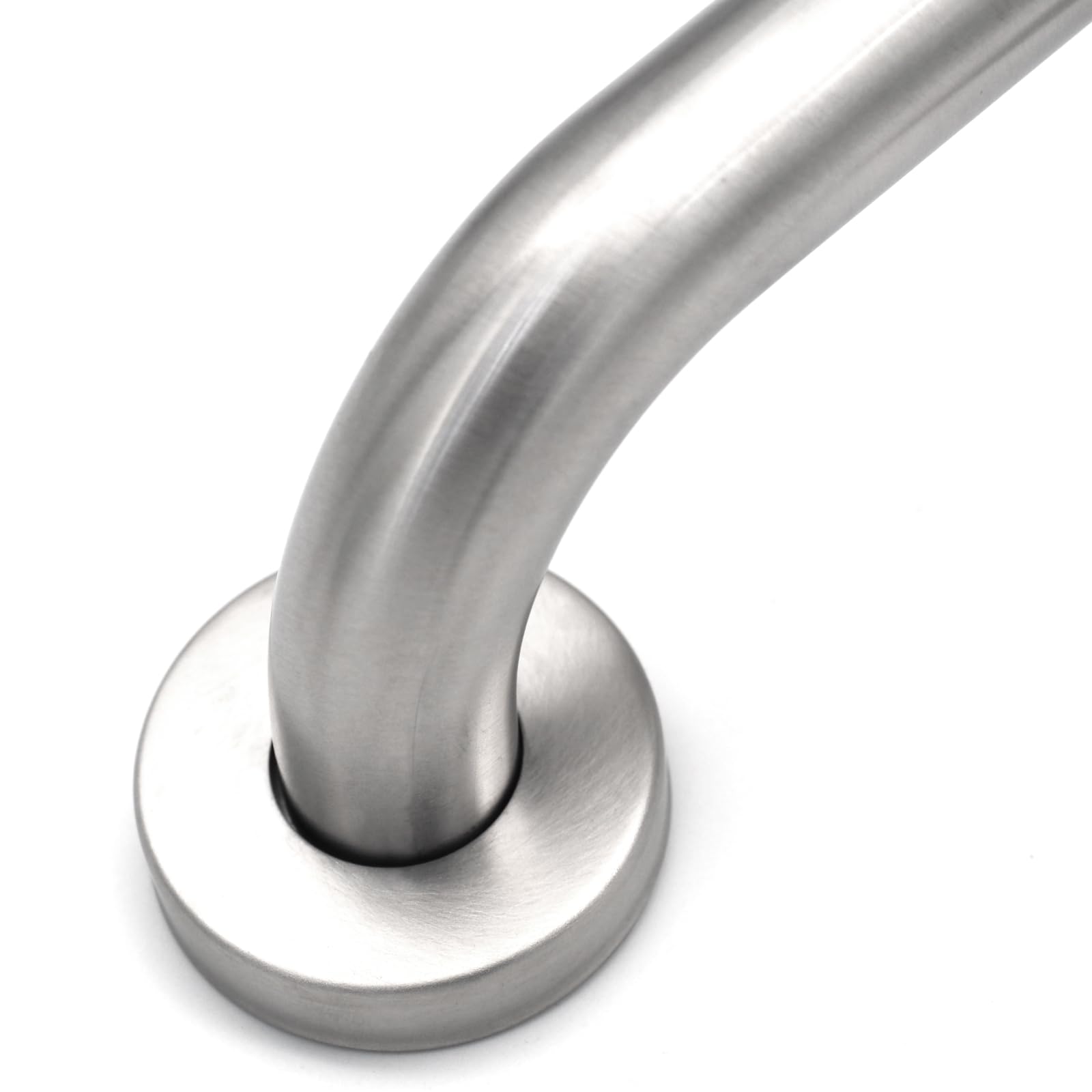 WITEN&NOCK Barre d'appui en acier inoxydable - 60 cm - Pour salle de bain et douche - Pour personnes âgées, salle de bain sans barrière - Mat