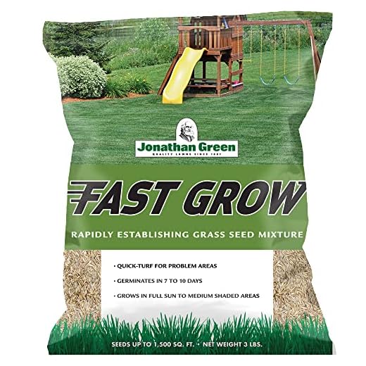 Jonathan Green 10820 Fast Grow Grass Seed Mix, 3 Pounds