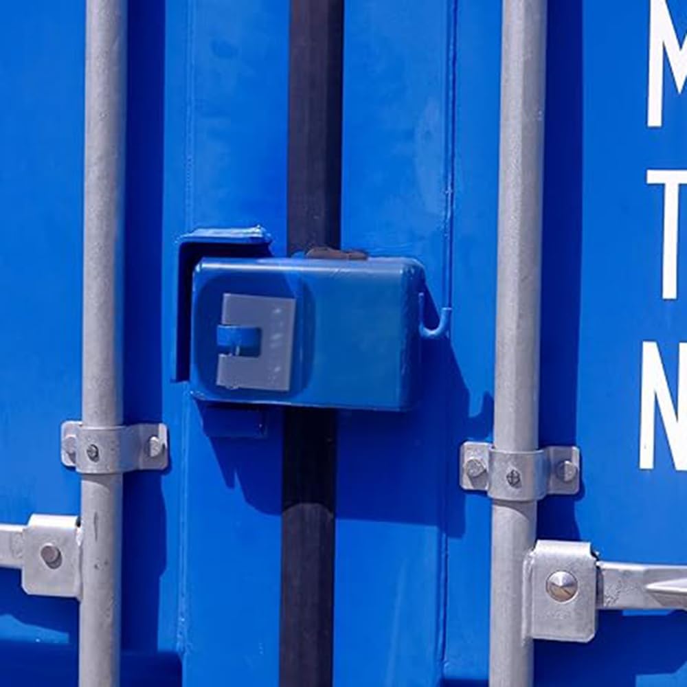 D-Shaped Heavy Stainless Duty Security Padlock,Hardened Solid Steel Hardware Monoblock Lock,10mm Thick Shackle for Outdoor,Garages,Containers,Sheds, Lockers,Gates and Warehouse Protection(70mm-4 Keys) D-Shaped 70mm image 8 of 8 B0DLSND5XN