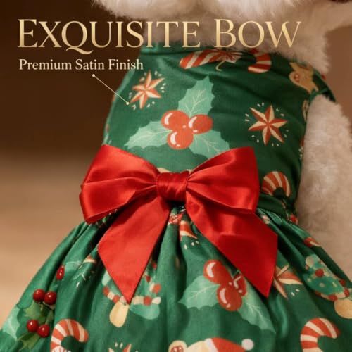 WFZK Bow Dress for Dogs, Comfortable Four-Legged Apparel for Small L by WFZK - Used condition - Image 3