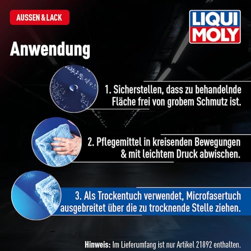 Microfasertuch zur Autopflege von Liqui Moly 40×40 cm, waschbar und langlebig