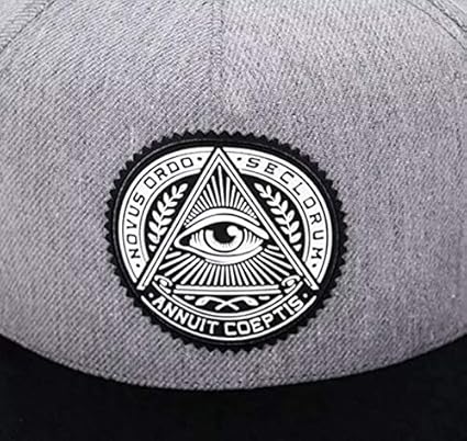 Amazon Hiphop アイテム専門店 Dzd みんな大好き 都市伝説 といえば 秘密結社 フリーメイソン イルミナティ キャップ スナップバック Freemason ストリート ファッション メンズ レディース ユニセックス グレー キャップ 通販