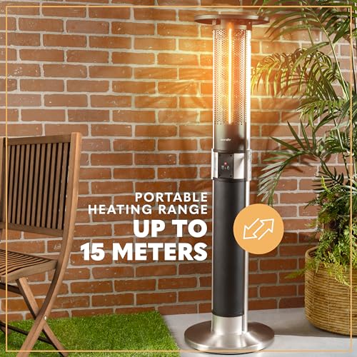 Serenelife SLOHT44 Infrared Patio Heater, Electric Patio Heater With Remote Control thumb #4