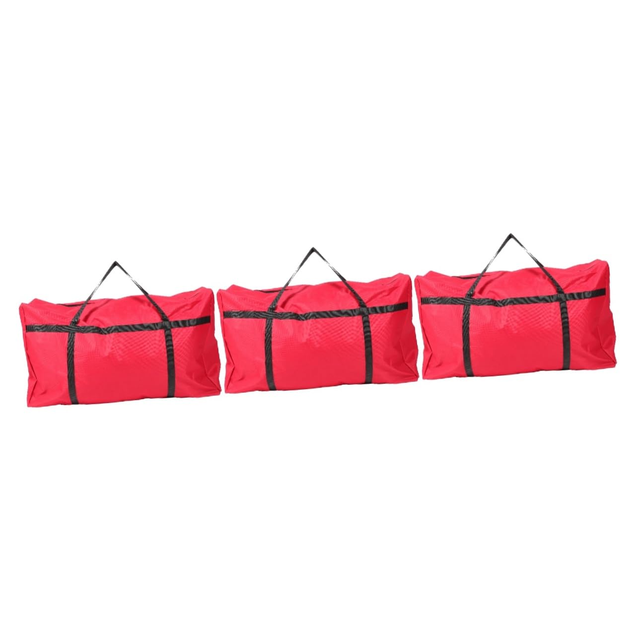 4pcs Travel Luggage Bag Packing Storage Bag Travel Bags Travel Duffel Bags Tote Organizer Large Packing Pouch Large Bags Clothes Organizer Quilt Packing Bag Container Red