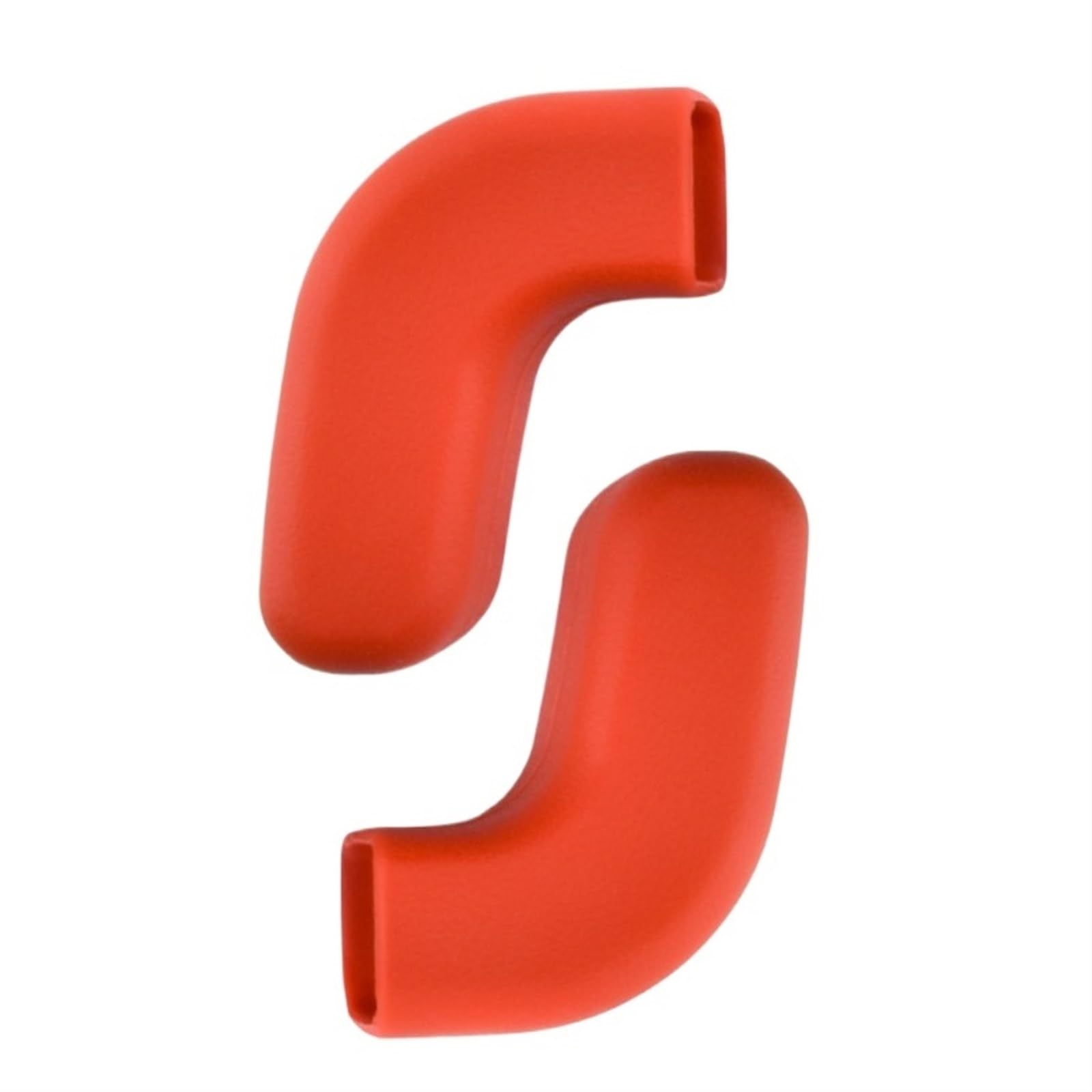 WALKFB 2Pack Compatible With Jeep Wrangler JK JL Gladiator JT 2007-2023+ Front Bumper Tow Hook Covers Towball Hook Protector Car Accessories Red