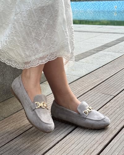 Image of VERDASCO Women's Loafers Comfort Slip-Ons Flat Work Shoes Casual Moccasins Penny Loafers Lady Dress Shoes