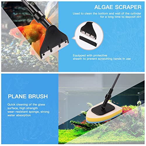 TJE 7-in-1 Aquarium Cleaning Tool Kit #TOP21