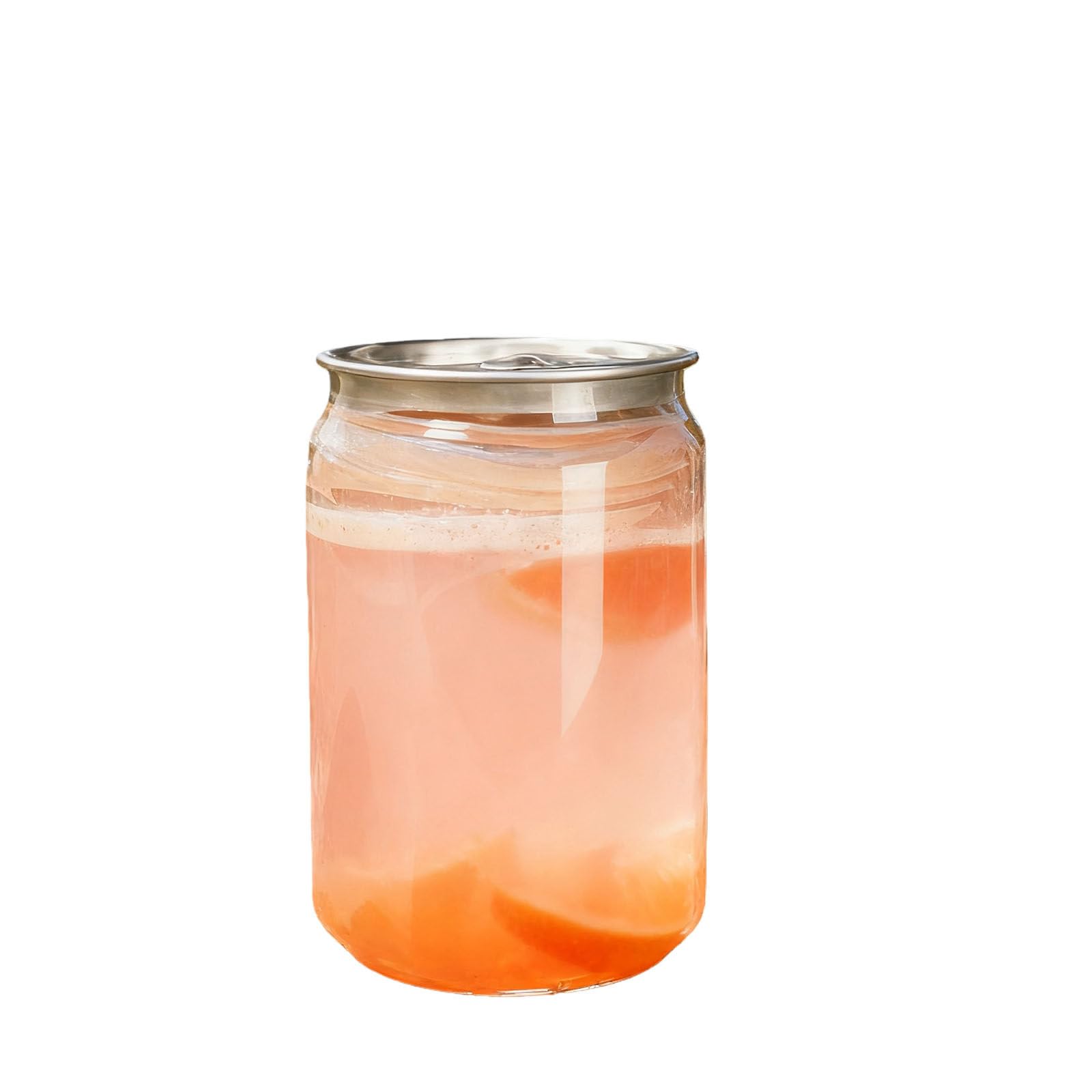Plastikowe puszki na napoje gazowane z pokrywkami, puste pojemniki na soki i smoothie do maszyny do zgrzewarki, 500 ml, 300 zestawów, średnica 55 mm do użytku komercyjnego