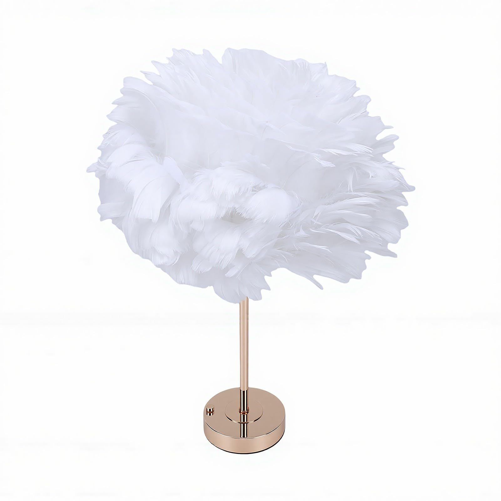 Marhynchus Luz Nocturna de Plumas Modernas, Regulable por Tacto (WHITE)