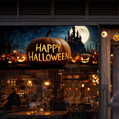 Película decorativa para ventana Halloween 39.3x17.7 pulgadas miniatura 2