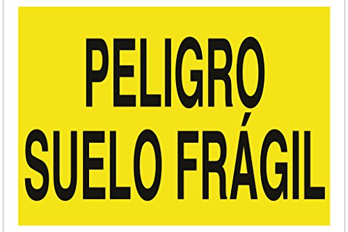 Plimpo Señal Poliestireno 420X297 Peligro Suelo Frágil En Oferta Cofan A251Tpl420297 Señal Poliestireno, 420 X 297 Mm