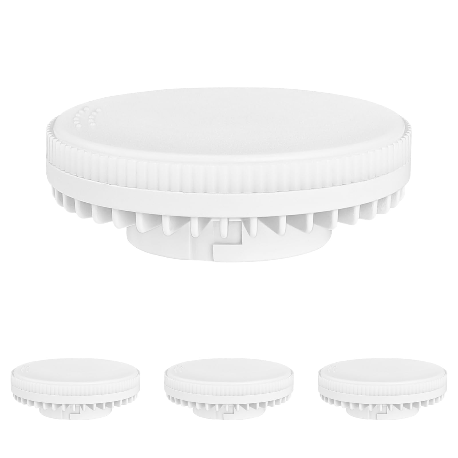 KYOTECH 4 Stück GX53 LED Leuchtmittel Warmweiß 2700 K 6 W 550 lm entspricht 60 W GX53 Halogen GX53 Spot LED Einbauleuchte nicht dimmbar Leuchtmittel GX53 für Möbel Küche Schrank