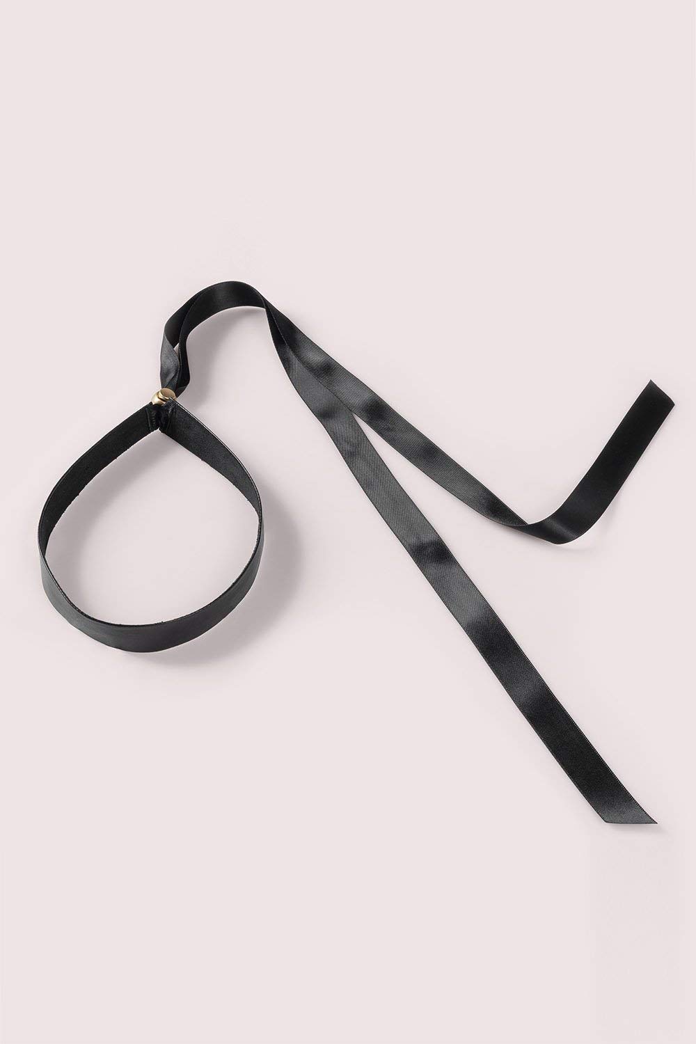 Amazon.com: The Hair Edit GRECIAN GARLAND Black Vegan Leather & Ribbon  Headband