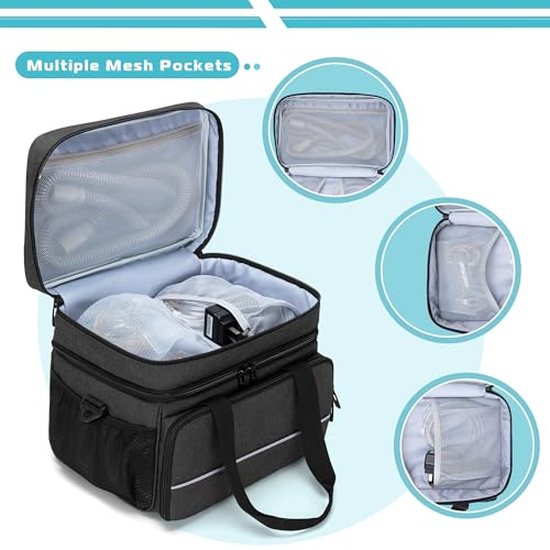 Image of CURMIO CPAP Travel Case Compatible with ResMed AirSense, AirStart 10