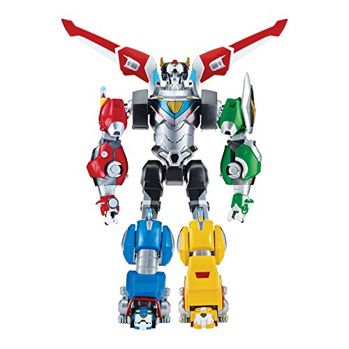 Voltron Combination Lion Bundle Action Figures, Black/Yellow/Red/Green/Blue