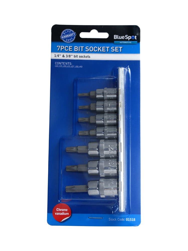 トップス bluesocket Amazon.com: Blue Spot 01518 7 Piece 1/4 Inch Torx Socket Set