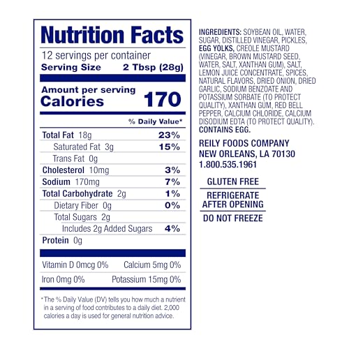 Image of Blue Plate Mayonnaise Creole Tartar Sauce, 12 Fl Oz Squeeze Bottle (Pack of 6)