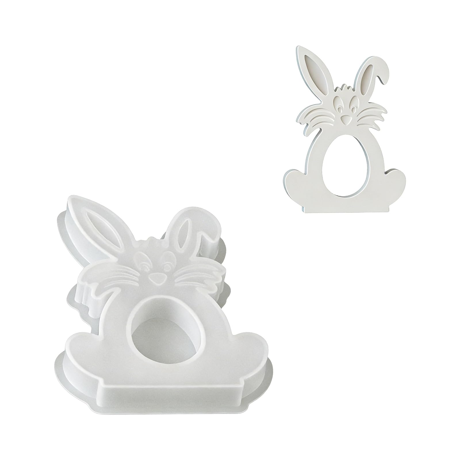 OSNIYAW Rabbits Plasters Mold Easter Bunnies Epoxy Casting for Diys Aromatherapys Home Decors Easters Silicone Molds Aromatherapys Plasters