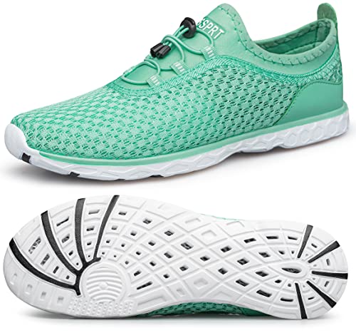 Image of DOUSSPRT Women's Water Shoes Quick Dry for Beach Swim Pool Fishing | Adult Breathable Summer Walk Aqua Sandals for River Athletic Boating Kayaking Diving Sport