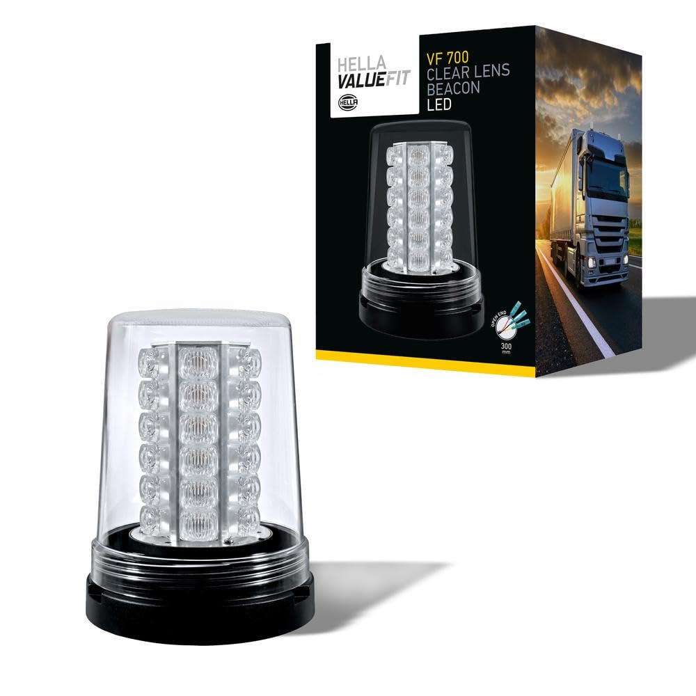 HELLA VALUEFIT 2XD 357 958-121 LED-Blitz-Kennleuchte VF700 LED Clear Lens