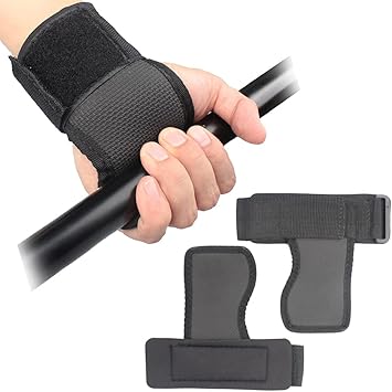 Amazon Co Jp Shttown パワーグリップ トレーニンググローブ 握力 補助 筋トレ 懸垂 ベンチプレス 滑り止め 左右セット スポーツ アウトドア