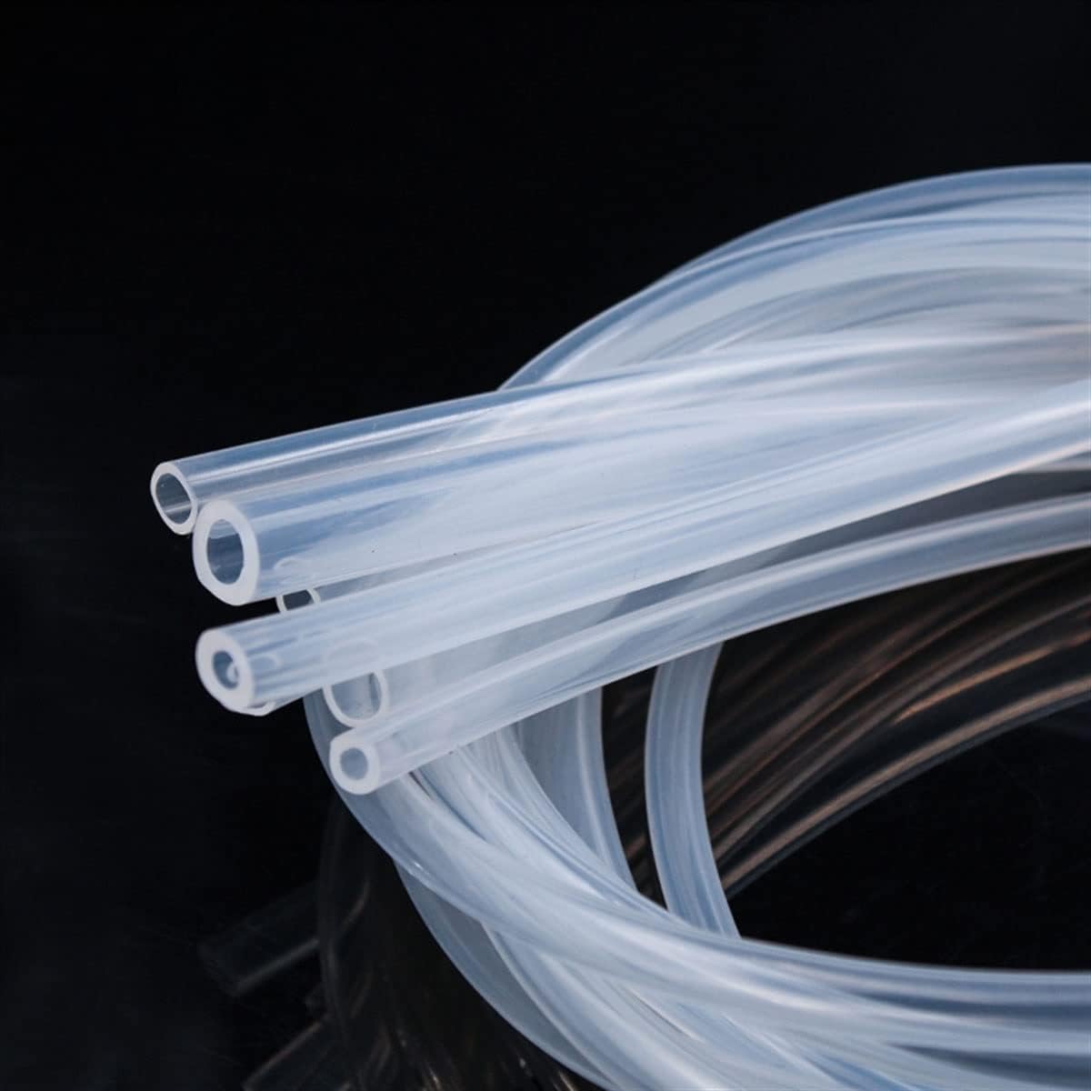 Zkenshan-Pure Silicone Tubing 6M Food Grade Silicone Tube Antifreeze Hose Water Pipe is 2 3 4 5 6 7 8 10 Mm, Good Wall Thickness (Specification : 4x8mm (6meter))