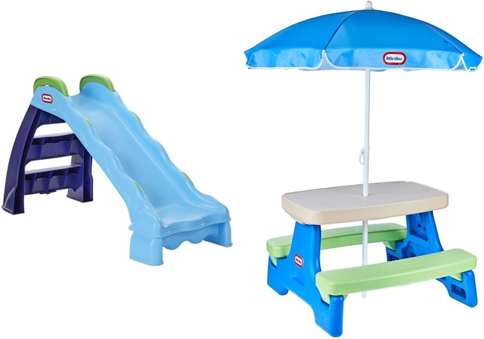 Little Tikes 2in1 IndoorOutdoor Wet or Dry Slide + Little Tikes Easy