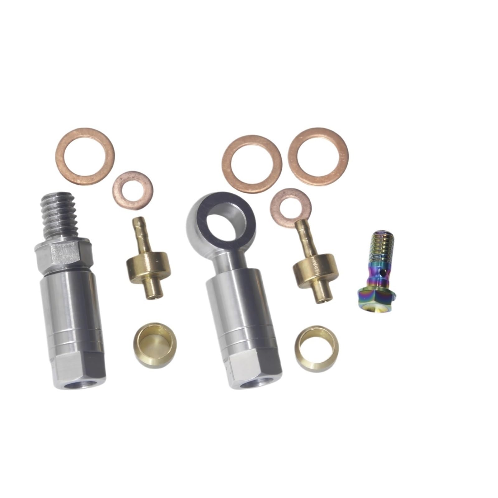 Banjo Fitting Bike Hydraulic Hose Banjo Inserts Fitting Connector Oil Needle for Hope TECH3 V4/E4/X2 Accessories Parts(Option 18)