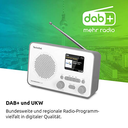 TechniSat TECHNIRADIO 6 IR – portables Internetradio (DAB+, UKW, WLAN, Bluetooth, Farbdisplay,...