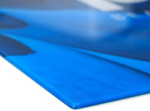 Miniatura 3 de Tabla de cortar de cristal con salpicaduras, 23.62 x 20.47 pulgadas - "Ajo"