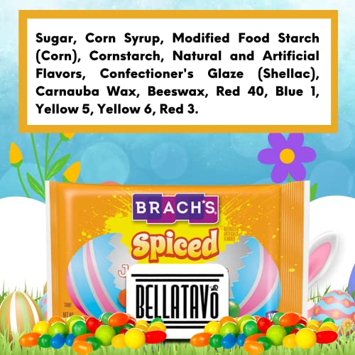 Spiced Jelly Bird Eggs Easter Candy Bundle. Includes Two-9 Oz Bags Of Brachs Spiced Jelly Bird Eggs Jelly Beans! Seven Jelly Bean Flavors In Each Bag! Comes With A Bellatavo Fridge Magnet! #TOP3
