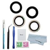 2pcs OEM Original Rear Camera Glass Lens Replacement for iPhone 14 and for iPhone 14 Plus Adhesive Preinstalled with Repair Tools Kit and Installation Manual