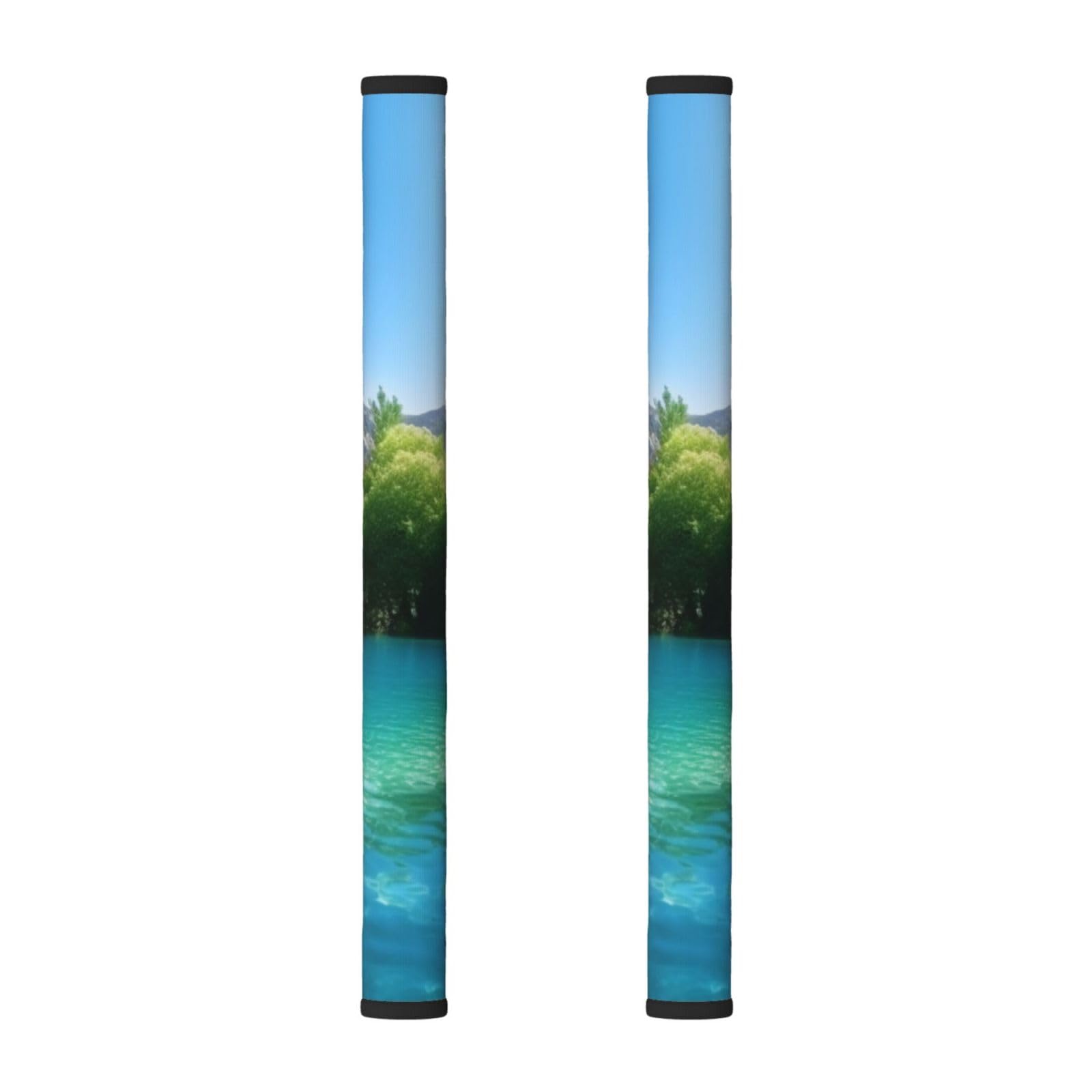 VGFJHNDF Refrigerator Door Handle Covers 2-Pack, Beautiful Pool Lake Printed Protect and Decorate for Fridge Ovens Dishwashers
