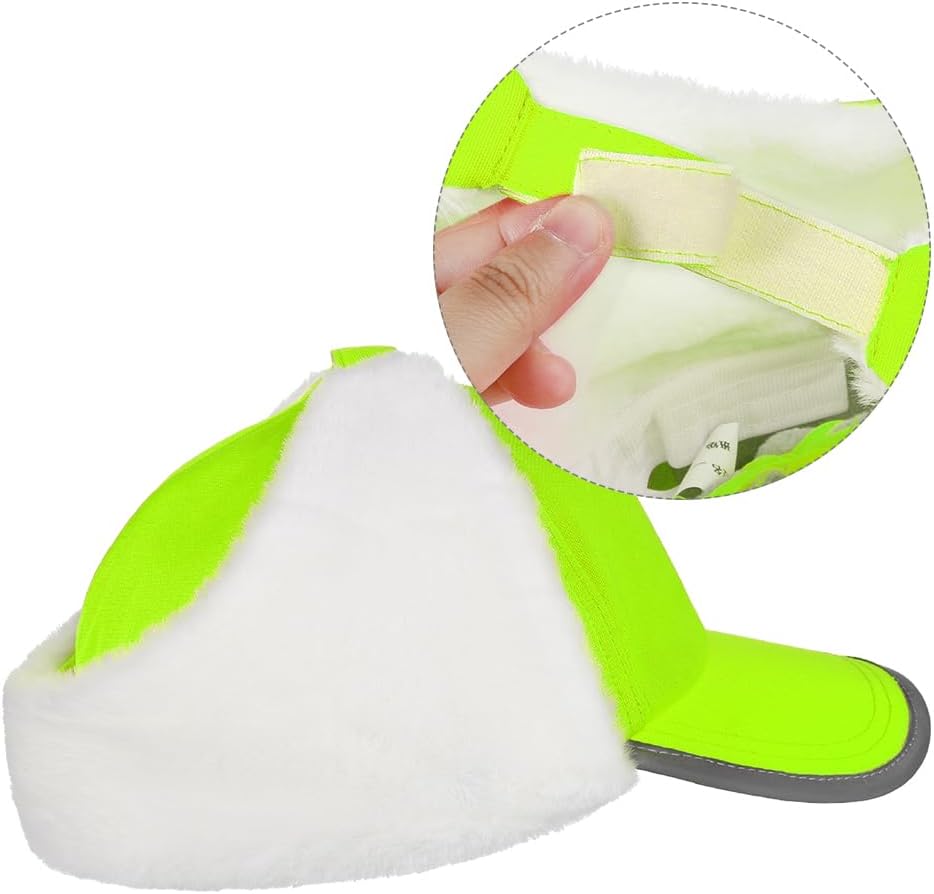 ITODA Warm Reflective Trapper Hat Lined Warmer Russian Earflap Winter Ski Hunting Cycling Trooper Adult/Kids Cap with Visor - Image 7