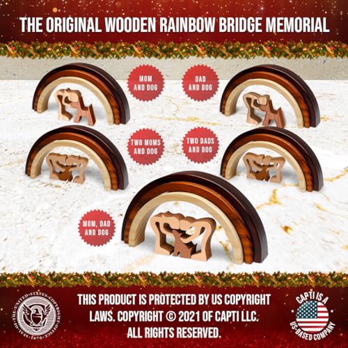 image for Capti Rainbow Bridge Memorial Gifts - I'll Meet You at The Rainbow Bri