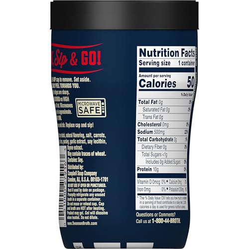 Image of Swanson Sipping Bone Broth, Beef Bone Broth, 10.75 OZ Cup (Pack of 5)