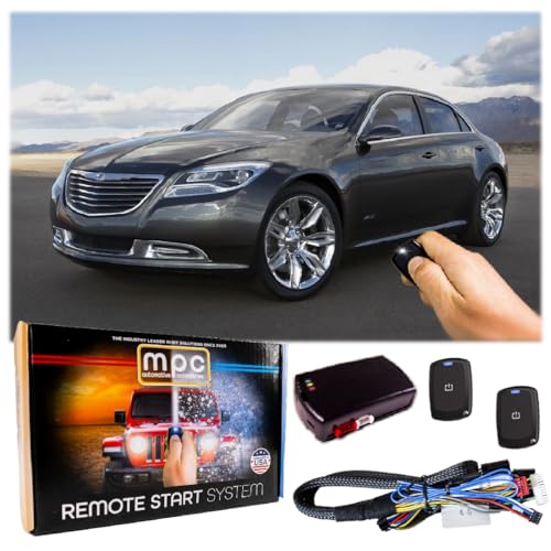 Complete 1-Button Remote Start Kit for 2011-2014 Chrysler 200 - T-Harness - Key-to-Start - Firmware Preloaded