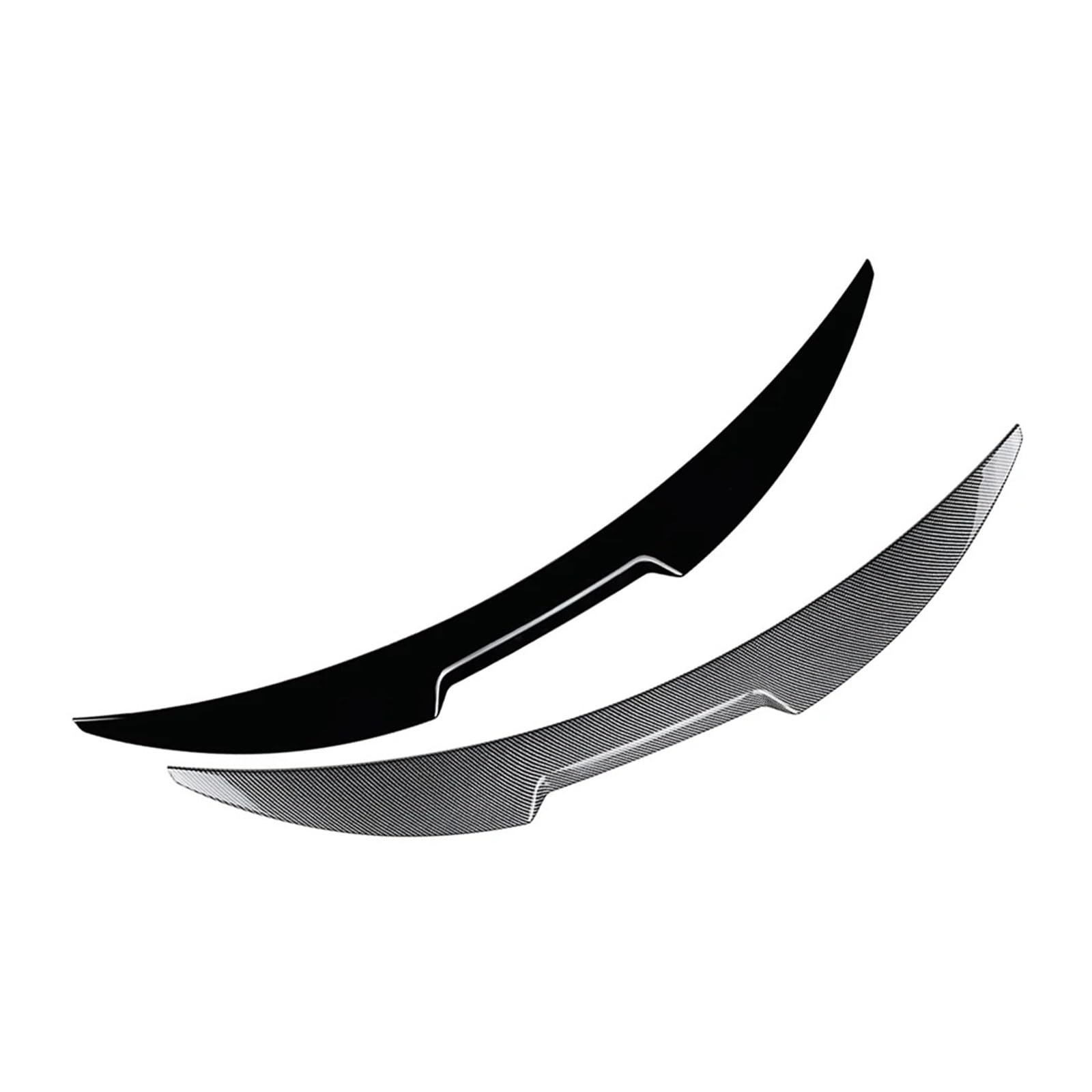 Spoilers Arrière Voiture pour BMW pour X6 E71 E72 X6M SUV Noir Brillant/Fibre De Carbone Couleur Voiture Coffre Arrière Aileron Aile Lèvre ABS Plastique Spoiler Wing(Glossy Black)