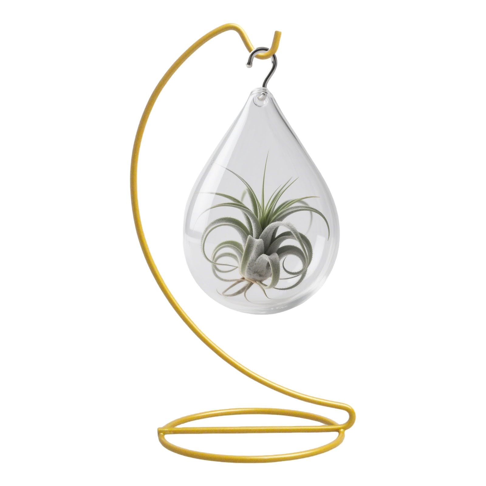Support de suspension pour décoration de Noël et pot de fleurs en métal doré