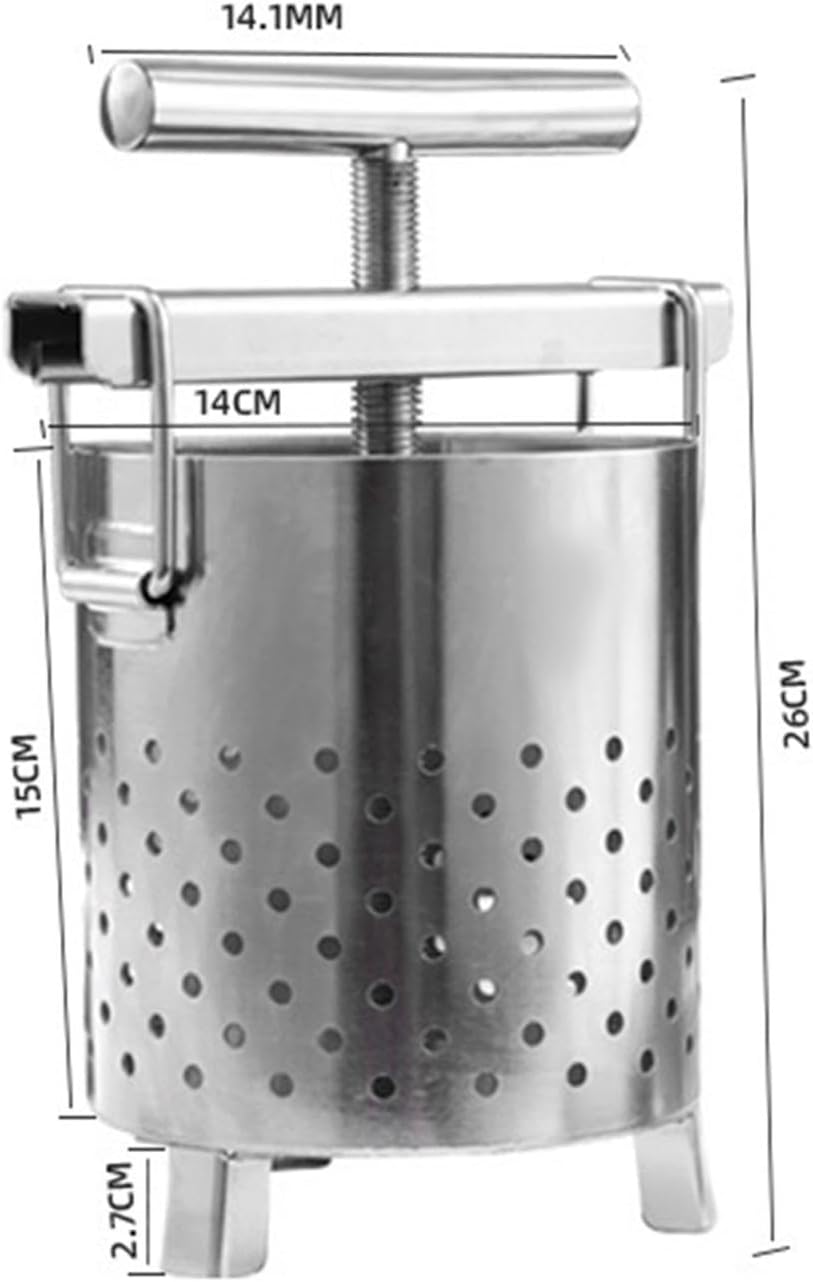Fenteer Household Vegetable Stuffing Squeezer Hand Juicer Simple to Use Lard Press Dumpling Filling Press